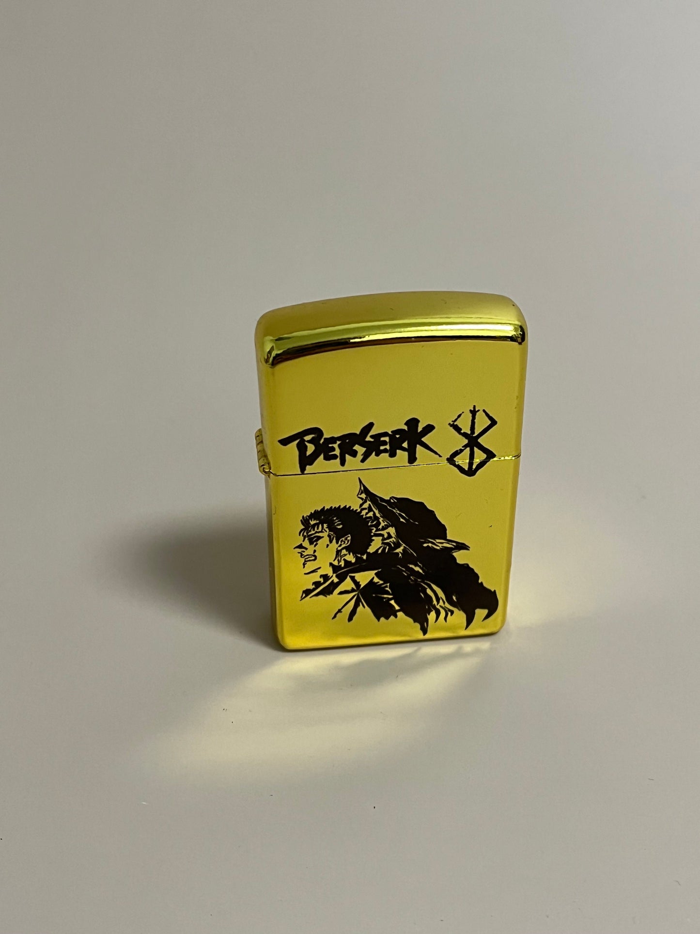 Berserk "Guts Armor" Engraved Lighter Case - Steel Flip Oil Lighter