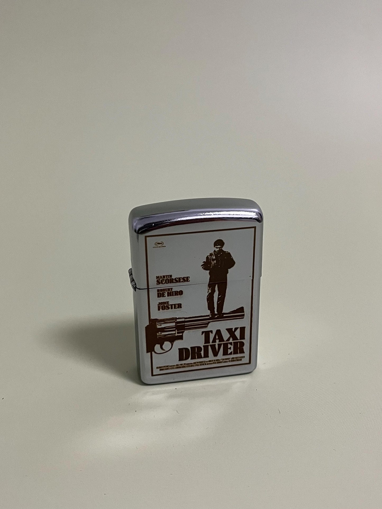 Taxi Drive Edition Lighter - Steel engraved flip oil lighter