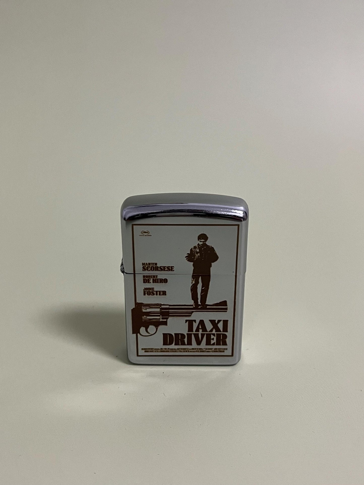 Taxi Drive Edition Lighter - Steel engraved flip oil lighter