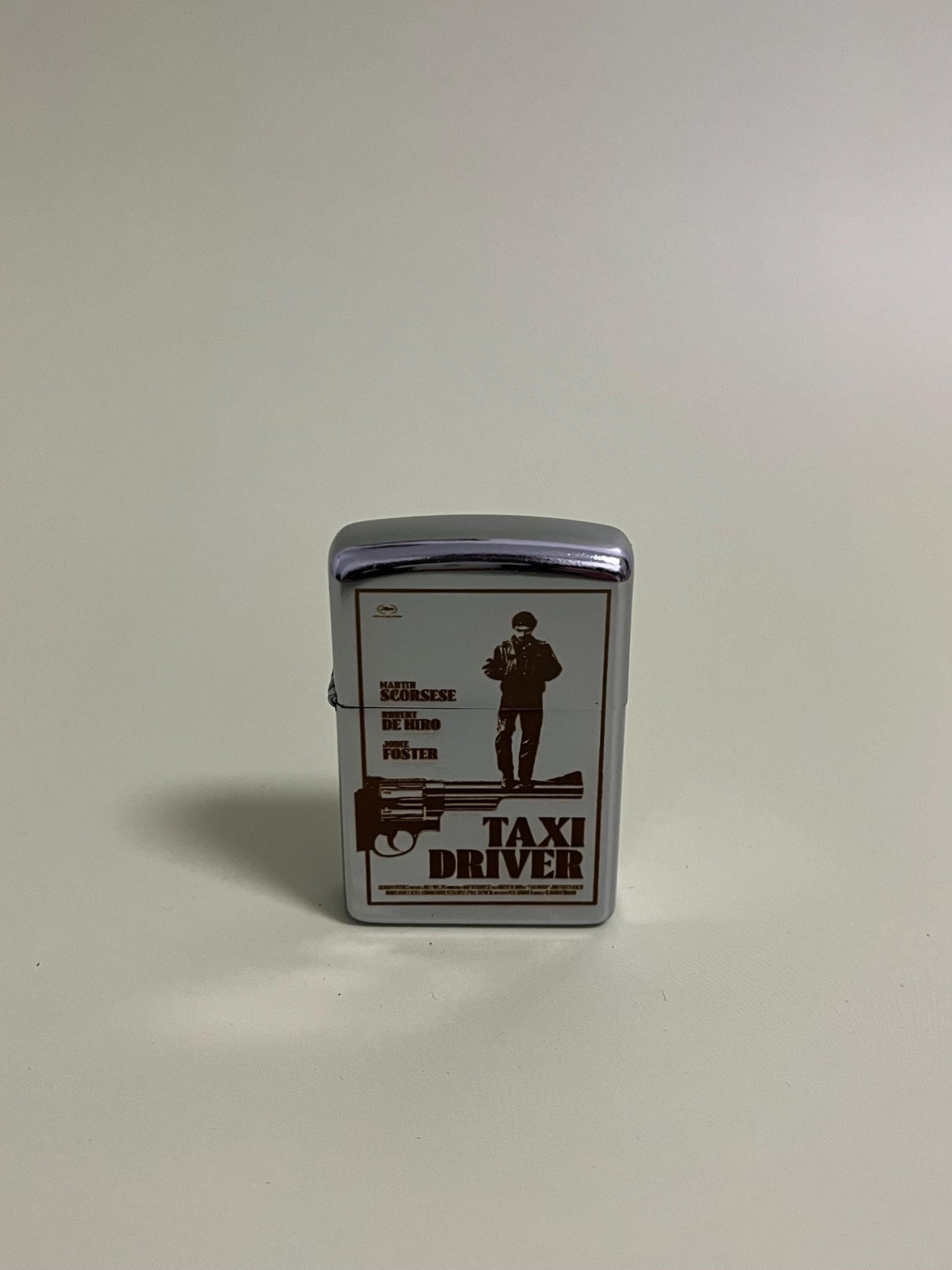 Taxi Drive Edition Lighter - Steel engraved flip oil lighter