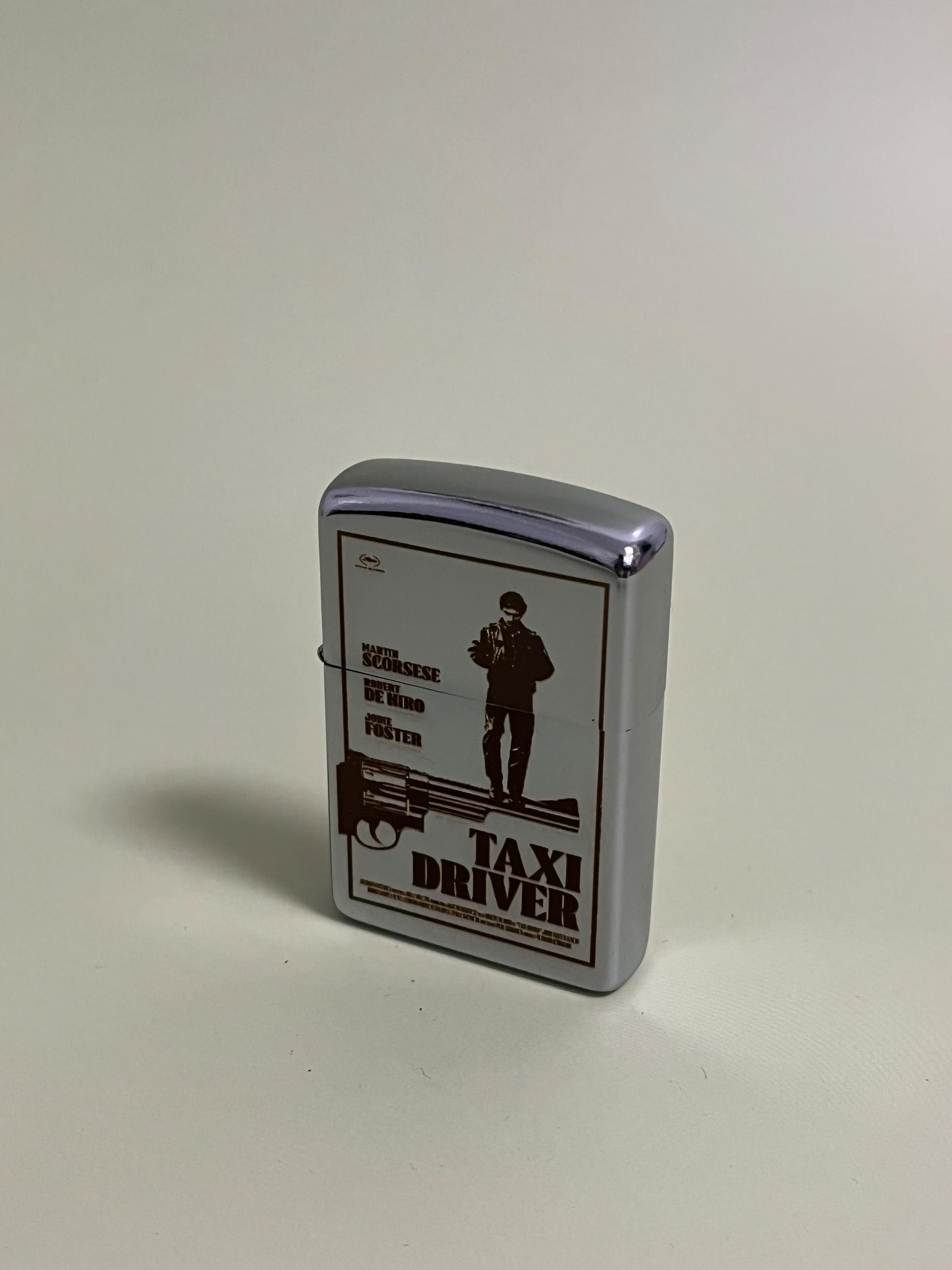 Taxi Drive Edition Lighter - Steel engraved flip oil lighter