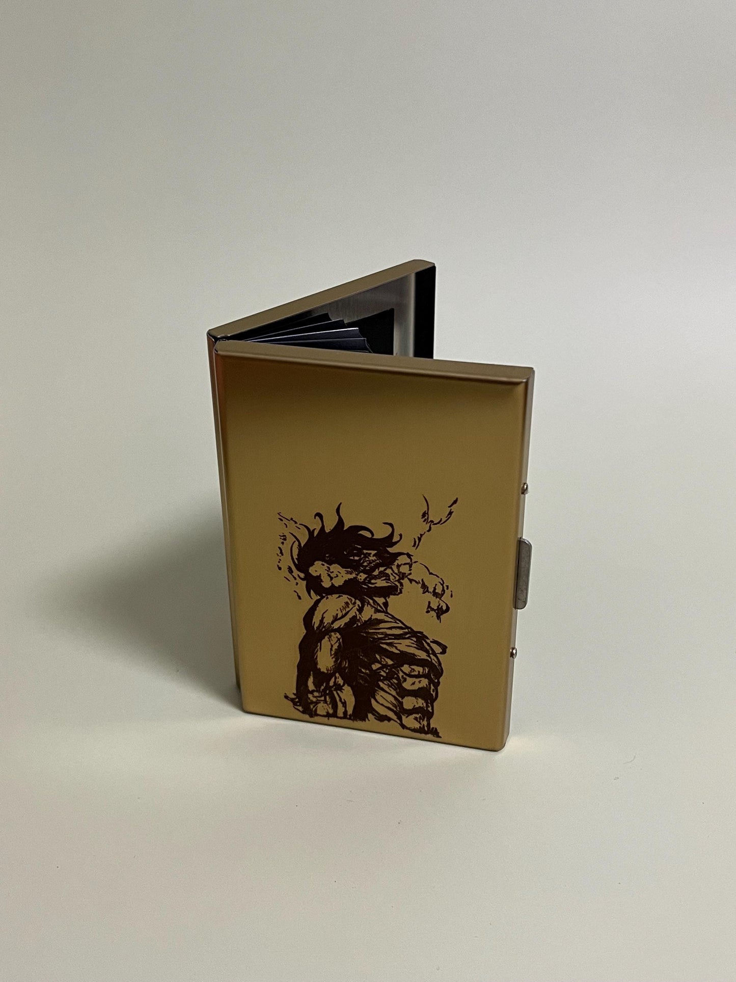 Attack Titan Engraved Wallet/Card Holder Artwork, Business Card AOT Case