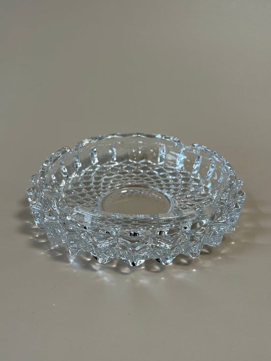 European Style Ashtray, Vintage & Sleek Aesthetic, Glass Ash Tray